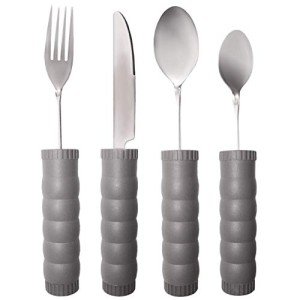 Adjustable Weighted Utensil Set for Easy Eating