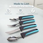 Adaptive Utensils Set for Elderly & Disabled