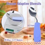 Adaptive Angled Spoon and Fork Set for Tremors