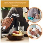 LALAFINA Left-Handed Adaptive Utensils Set