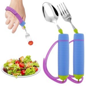 Easy Grip Utensils for Seniors with Hand Tremors