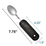 Weighted Easy Grip Teaspoon for Comfort and Control