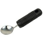 Weighted Bendable Soup Spoon with Gripped Handle