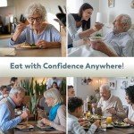 BUNMO Adaptive Utensils for Easy Eating - 4 Piece Set