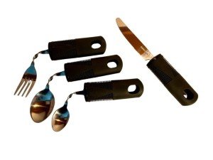 Easy Grip Adaptive Utensils Set for Hand Tremors