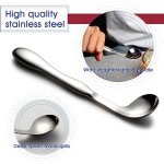 Adaptive Utensils for Seniors – 2 Curved Spoons