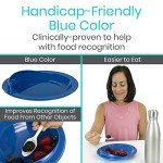 Vive Non-Skid Scoop Plates for Easy Eating