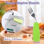 Ergonomic Weighted Fork and Spoon Set for Tremors