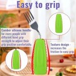 Ergonomic Weighted Fork and Spoon Set for Tremors