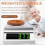 Weighted Eating Utensils Set for Hand Stability