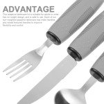 Adaptive Utensils Set for Hand Tremors - 3-Piece