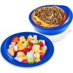 Adaptive Spill-Proof Bowl and Plate Set for Seniors