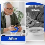 Adaptive Spill-Proof Bowl and Plate Set for Seniors