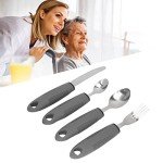 Weighted Utensils Set for Easy Grip & Control
