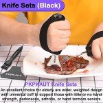 Weighted Rocker Knife for One-Handed Cutting