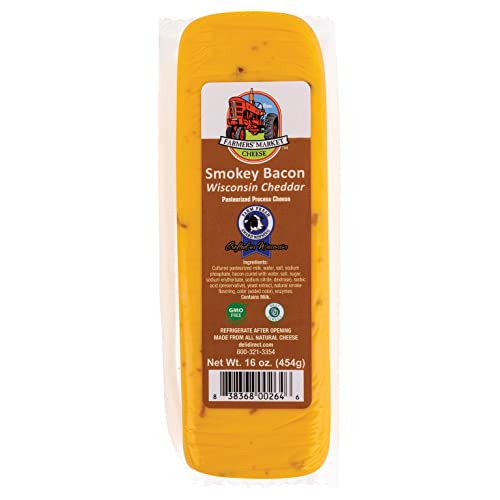 Wisconsin Smokey Bacon Cheddar Cheese – 1 lb