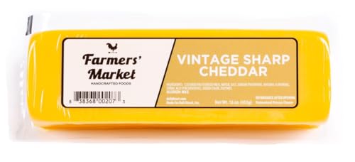 Wisconsin Vintage Sharp Cheddar Cheese Block 1 Lb