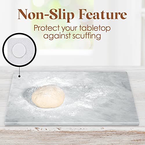 Large Marble Cutting Board for Pastries and Cheese