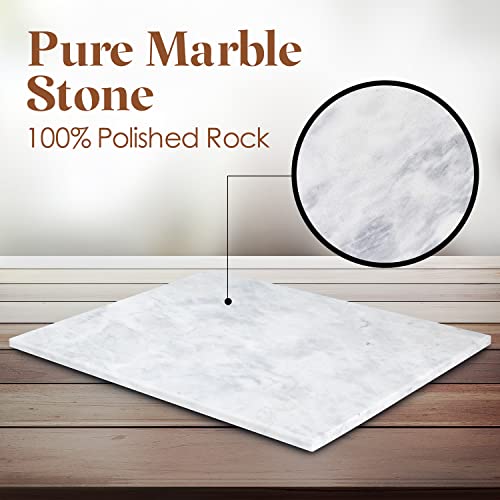 Large Marble Cutting Board for Pastries and Cheese