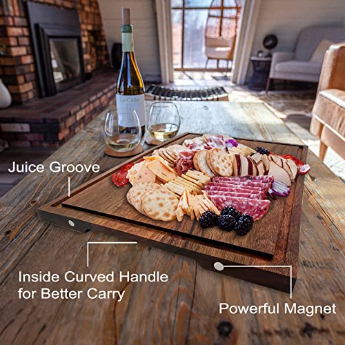 Extra Large Acacia Wood Charcuterie Board Set