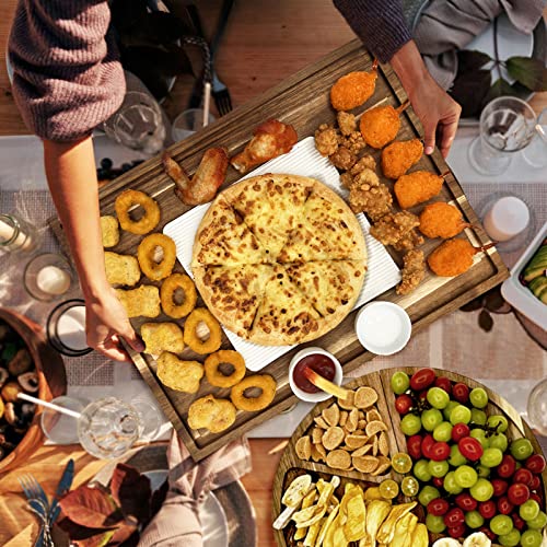 Extra Large Acacia Wood Charcuterie Board Set