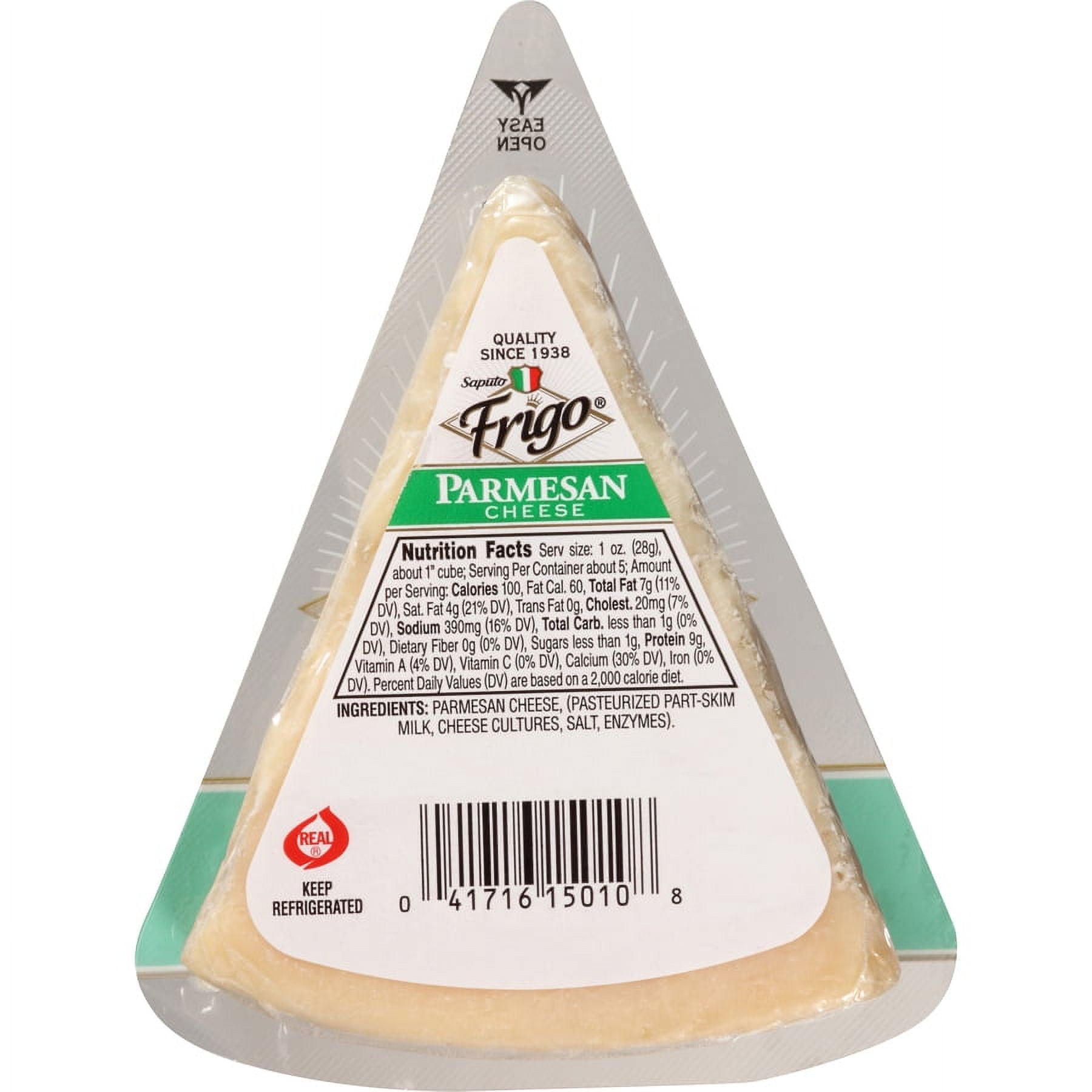 Frigo Parmesan Cheese Wedge, 5 oz Pack