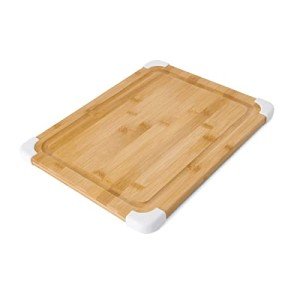 Bamboo Cutting Board with Juice Groove, 11x14 Inch