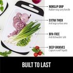 Gorilla Grip BPA-Free Reversible Cutting Board Set