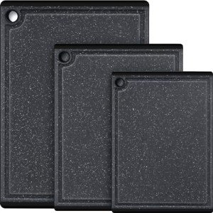 3-Piece Large Plastic Cutting Board Set