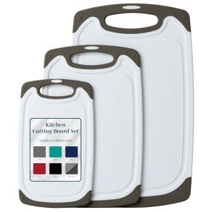 BPA-Free Reversible Cutting Boards - 3-Pack Set