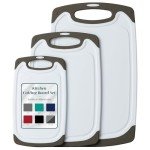 BPA-Free Reversible Cutting Boards - 3-Pack Set