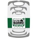 Freshware 3-Pack Reversible Cutting Boards Set