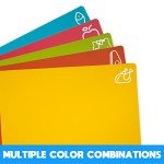 5-Pack Flexible Cutting Boards for Kitchen Use