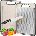 Large Non-Slip Stainless Steel Cutting Board