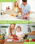 Large Non-Slip Stainless Steel Cutting Board