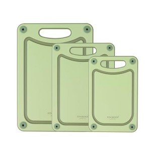 Set of 3 Non-Slip Cutting Boards with Handles