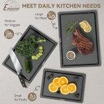 Eco-Friendly Cutting Board Set with Holder – Set of 3