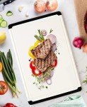 Large 18x12 Inch Non-Slip Cutting Board