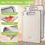 Large Non-Slip Stainless Steel Cutting Board