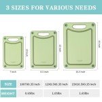 Set of 3 Non-Slip Cutting Boards with Handles