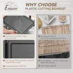 Eco-Friendly Cutting Board Set with Holder – Set of 3