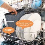 Extra Large Dark Grey Plastic Cutting Boards Set