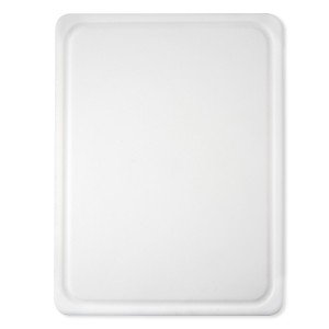 15"X20" Non-Slip Poly Cutting Board - White