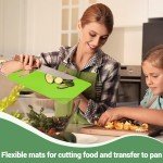 Set of 3 Non-Slip Plastic Cutting Boards