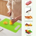 Set of 3 Non-Slip Plastic Cutting Boards