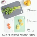 Non-Slip Plastic Cutting Board Set for Kitchens