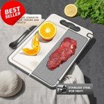 Double-Sided Non-Slip Titanium Cutting Board 14x10