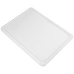 Non-Slip 15"x20" White Poly Cutting Board