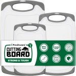 3-Piece Non-Slip Plastic Cutting Board Set