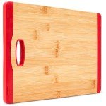 Bamboo Cutting Board with Non-Slip Silicone Edge